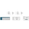 Hippo Hardware M8 (8mm) Weld T Tee Nuts with Smooth