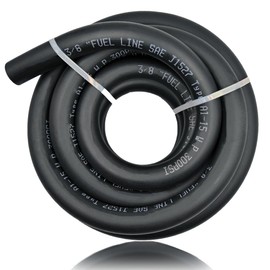 3/8 Marine Fuel Line Hose - 20FT SAE J1527 Type A1-15 Boat Fuel Line for Boat Engines, Diesel, and Ethanol Blends - Durable Hydraulic Fuel Hose for Marine Applications
