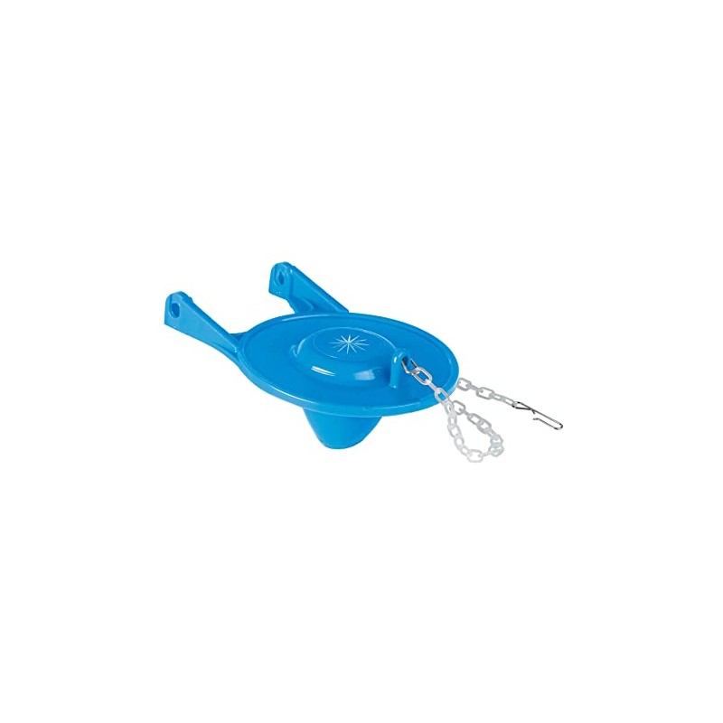Foset SA-010 Sapo de 3" de PVC para WC, azul,