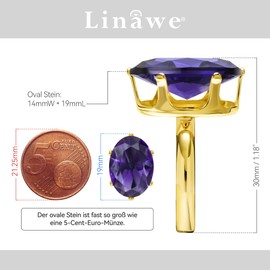 Linawe Women's Rings, False Diamond Moissanite Ring, Adjustable, Large Finger Ring, Women, Copper Rings Available in Three Gold, Rose Gold and Silver Tones, Glass Rhinestone Glass stone, Created