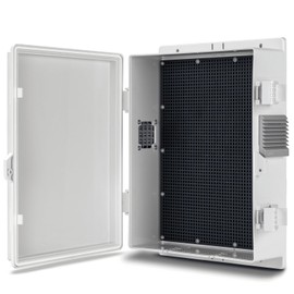 Namunanee Outdoor Electrical Junction Box, ABS Water Resistant Enclosure with Internal Mounting Panel & Hinged Cover (13" H* 9.2" L* 3.7" W)