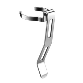 LIGHTFE B206 Flashlight Clip for 22-24mm Diameter, 3-3.4mm Slot Width - Stainless Steel Pen, Hat, Pocket or Bag Clip