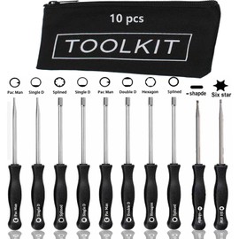 10pcs Carburetor Adjustment Tool for Common 2 Cycle Small Engine Echo Poulan Husqvarna MTD Ryobi Homelite Trimmer Weed Eater Chainsaw