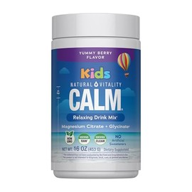 Natural Vitality CALM Kids, The Kids' Calm-Focus Drink Mix, Berry, 16oz