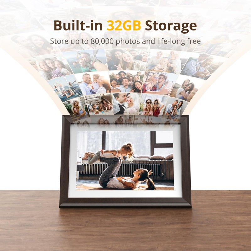 Dragon Touch Digital Picture Frame WiFi 10 inch IPS Touch