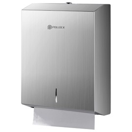 Commercial PaperTowel Holder Dispenser Wall Mount,Stainless Steel Bathroom Paper Towel Holder,Toilet Paper Napkin Holder,C Fold Multifold Trifold Paper Towel Dispenser,Hand Towel Dispenser