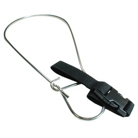Scuba Choice SCSFF-104 Spearfishing Large 5mm SS Fish Stringer with 1-Inch webbing and Loop Carrier, 16-Inch
