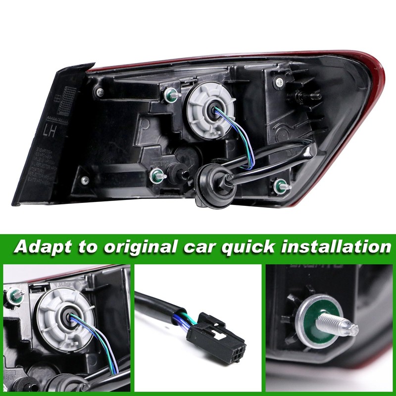 Lochnchn LED Tail Lights Compatible with Chevy Malibu 2019 2020