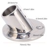 Boat Handrail Round Base Fitting 316 Stainless Steel Marine Hardware