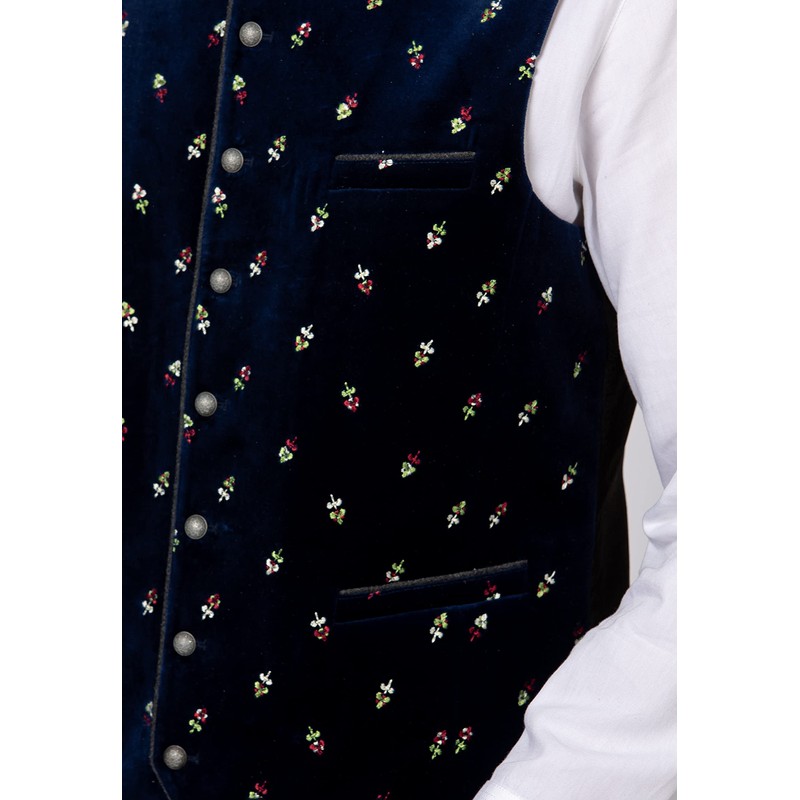 Stockerpoint Men's Vittorio Costume Vest, indigo