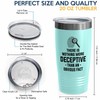 Detective Teal Edition Viking Tumbler 20oz - There is nothing