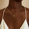 Initial Necklaces for Women Dainty Gold Heart Letter Pendant Necklace