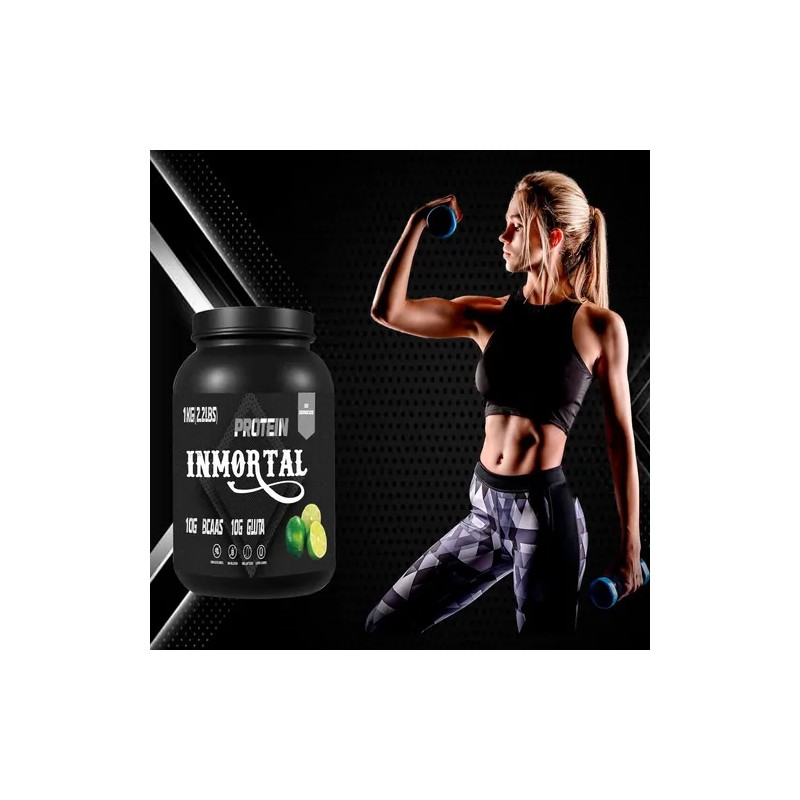 Aminoácidos Bcaas Glutamina Inmortal 1kg Varios Sabores
