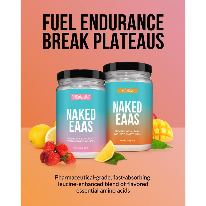NAKED Mango EAAs Amino Acids Powder, Vegan Essential Amino Acids,