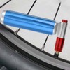 Mini Manual Portable Aluminum Emergency Inflator Pump for Bicycle (Blue)