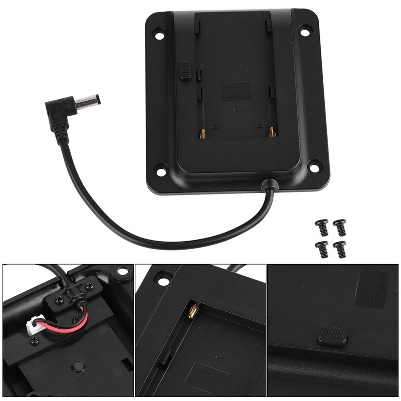 Battery Camera Adapter Plate for Sony NP-F970 F550 F770 F970