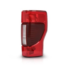 PIT66 Tail Light Assembly Compatible with Ford F250 F350 F450 Super Duty 2020-2022, Only Fit Factory Halogen Tail Light w/Blind Spot Monitor Rear Lamp Passenger Right Side