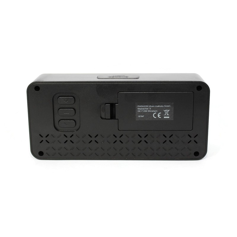 Atlanta Wireless Alarm Clock Digital Alarm Clock LCD Snooze Light