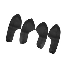 Hihaha 4Pcs/Set Car Door Armrest Protector Cover Microfiber Leather Pad Replacement for Honda Civic 10th Gen 2016 2017 2018 2019 2020 Black with Black Line Durable Material