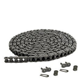 Jeremywell 40 Roller Chain 10 Feet with 2 Connecting Links for Go Karts, Mini Bikes, Scooters, ATV, MTV, Dirt Bike and Other Industrial Machinery