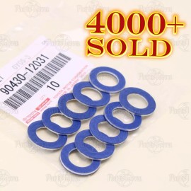 Toyota OEM  TOYOTA LEXUS SCION OIL PAN DRAIN PLUG WASHER GASKET - SET OF 10 90430-12031