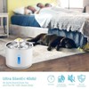 AIMALL LED Automatic Electric Pet Water Fountain Cat/Dog Drinking Bowl