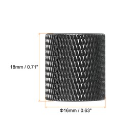 PATIKIL Microphone Stand Adapter 1/4-M6 Female Camera Screw Adapter for Microphone Tripod Stand Black 4pcs