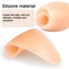 POMAMZ Silicone Knee Pads,Adhesive Knee Brace KneePad for Skiing Skating,Snowboarding,Ateboarding,Roller