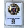 US ARMY TEN INFANTRY 10th MOUNTAIN DIVISION COMBAT Challenge Coin