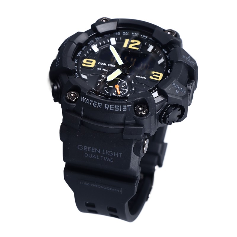 Men Digital Watch Waterproof Stopwatch Timing Date Display Alarm Clock