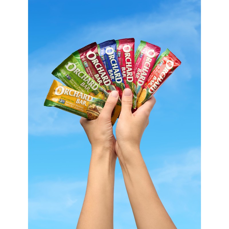 Orchard Bars Non-GMO Fruit & Nut Bars, Mango Papaya Almond,