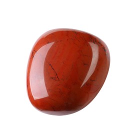 QINJIEJIE Red Jasper Polished Healing Crystals 1.8-2.0" 2PCS Large Reiki Healing Crystal Natural Rocks Energy Tumbled Stones for Reiki Divination Meditation