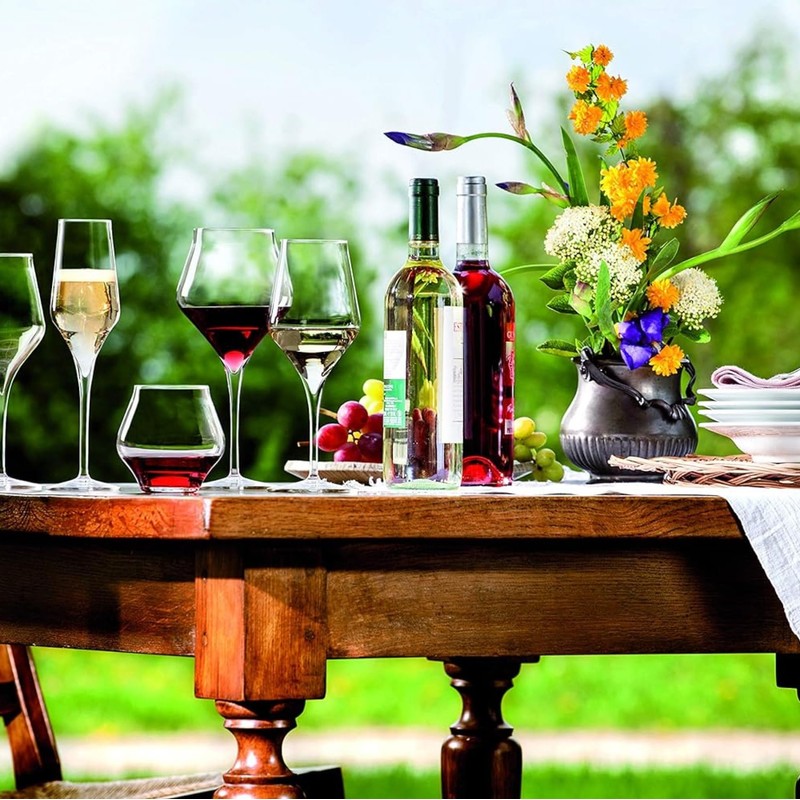 Luigi Bormioli Supremo Chianti Stemglasses (Set of 2), 15.25 oz,