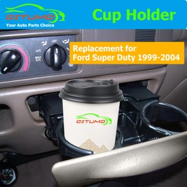 YC3Z2513560CAD Dashboard Cup Holder Replacement for 1999-2004 F250 F350 F450 F550 Super Duty, 2000-2004 Excursion Console Cup Holder Graphite Gray