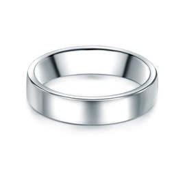 Trilani Mens Engagement Ring 925 Sterling Silver Mens Wedding Band Engagement Wedding Band, 62, Silver, No Gemstone