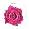 MECCANIXITY 8 Pcs Rose Flower Hair Clips 4 Inch Flower