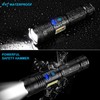 Alicegirl Rechargeable Flashlights High Lumens, 90,000LM Super Bright Flashlight, Adjustable