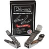 No-Mes Fingernail and Toenail Clipper Gift Set, Catches Clippings, Built-in