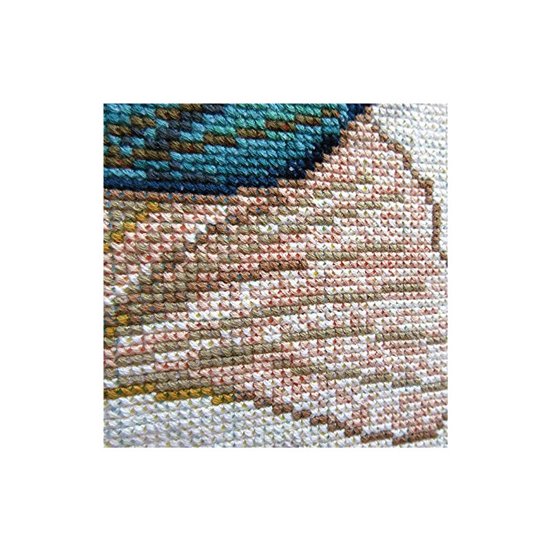 VIGAN Needlework DIY Printed Landscape Series Ginkgo Biloba Cross Stitch
