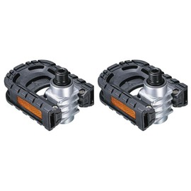 Union SP-151 Folding Bike Pedals 9/16" Alloy Body Black