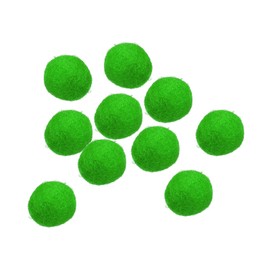 PATIKIL Wool Felt Ball Beads Wool Felting Woolen Fabric 2cm 20mm Dark Green for Home Crafts Handcrafts Project DIY Pack of 10