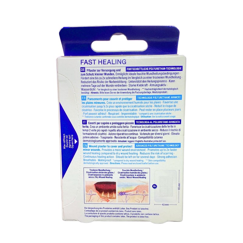 Hansaplast plaster 8 Fast Healing Gel Active Large