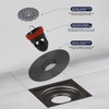 QruiLanTu Shower Floor Drain Backflow Preventer Large Caliber Variable Diameter