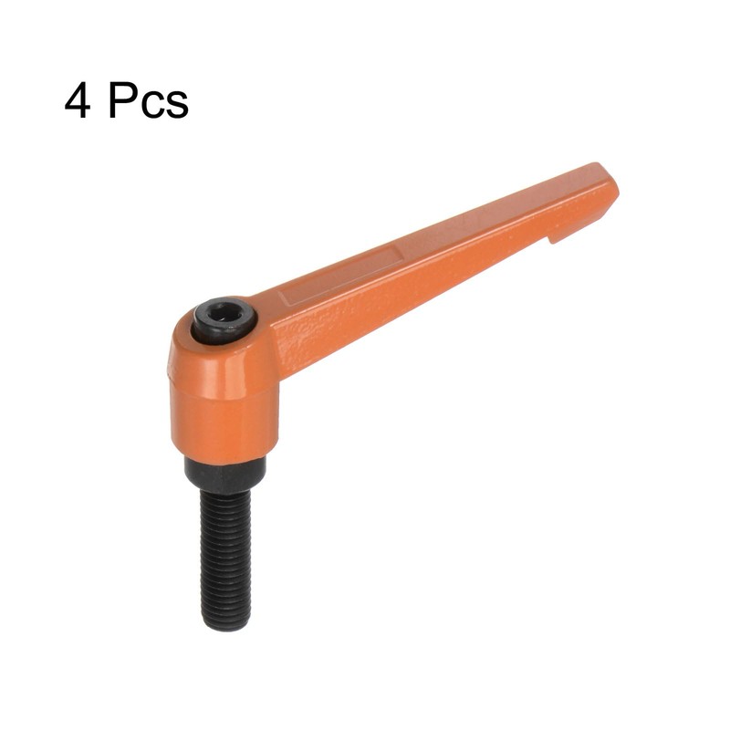 QUARKZMAN Adjustable Clamping Lever Handles M10 x 30 mm Male