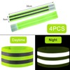 GeekerChip Pack of 4 Reflective Bands, Universal Double Reflective Bands,