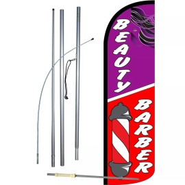NeoPlex Beauty/Barber Swooper Flag Kit