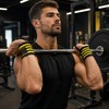 Weightlifting Wrist Wraps for Strength Training – Adjustable Elastic Wrist