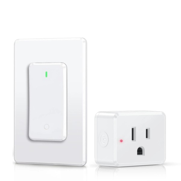 Thinkbee Remote Control Outlet Plug, 15A /1500W 600ft RF Range