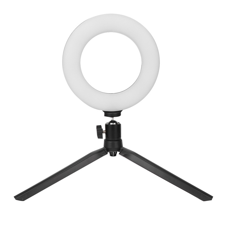 6 Inch Ring Light Dimmable LED Fill Light with Stand