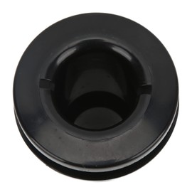 Thru Hull Fitting, 1‑1/4in Plastic Marine Thru Hull Exhaust Fittings Boat Through Hull Connection Boat Drain Outlet Plug Black for Onboard Plumbing System